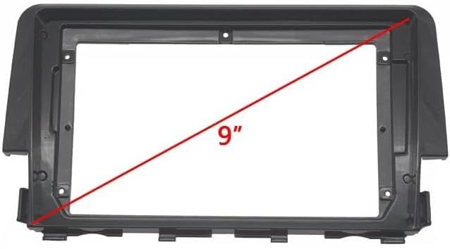 に適合する シビック 2016 2017 2018 カーラジオフレームキット カーステレオ マルチメディアプレーヤー ダッシュパネル