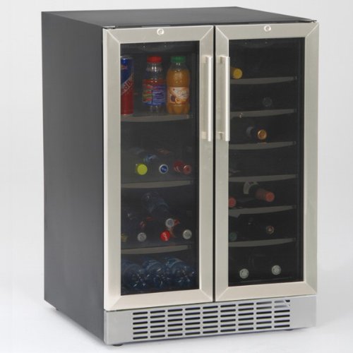 Preisvergleich Produktbild Coobinox Weintemperierschrank WE 140 L Edelstahl