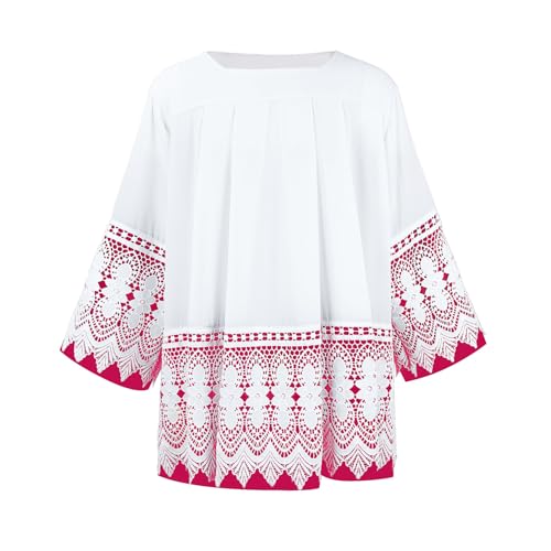 Robe de pasteur blanche catholique plissée à manches courtes