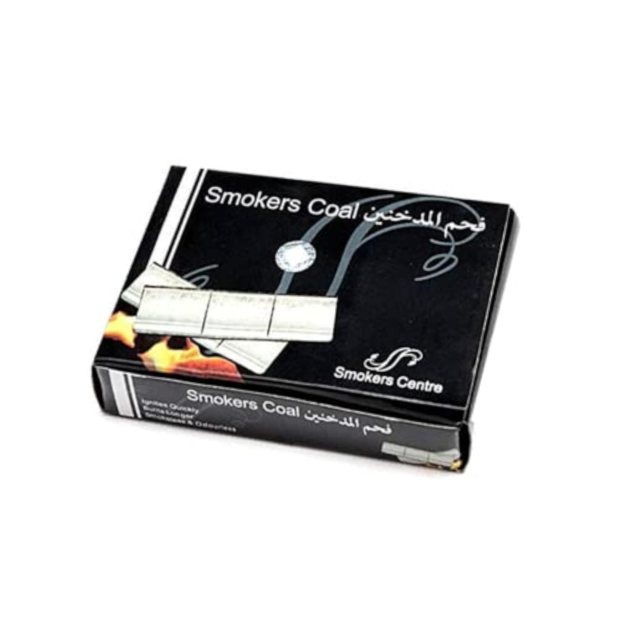 Premium Herbal Flavor Spring Water & Smoker Coconut Coal Combo