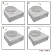 Kair SYS-204/SYS-150 DUCVKC5626 - Codo de tubería, 204 x 60 mm, rectangular...