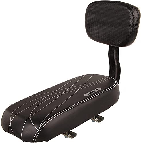 LIBRNTY Siège arrière Accessoires de vélo,Siège de vélo Universel pour siège d'enfant avec Porte-bébé,Vélo Pièces Accessoires Sièges,Dossier en éponge Douce