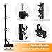SITTO Ring Light Wall Mount 43inch/110cm, Triangle Boom Arm for Barbershop, Beauty Salon, Live Streaming, Tattoo, Photography Studio, Support 180° Rotation
