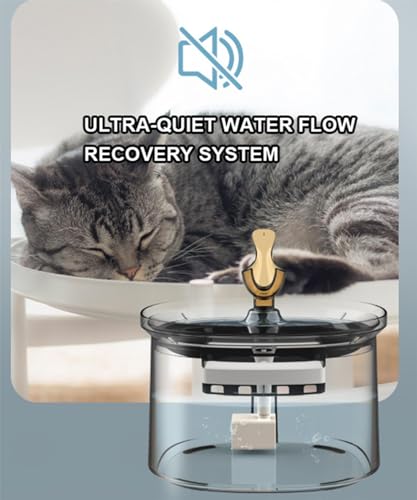 Fuente automática para mascotas 3 litros con filtro miniatura 3