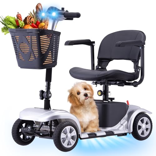 Mobility Scooter for Senior, 4 Wheels Powered Mobility Scooters f...