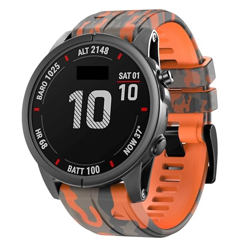 Correas de repuesto Fenix 5X de silicona premium y tacto suave 2