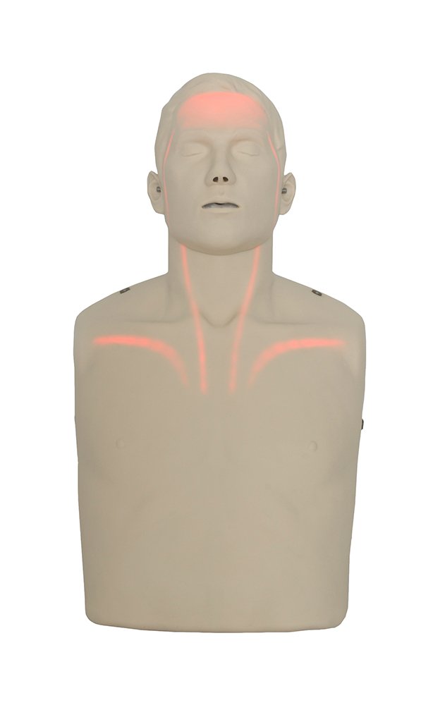 Brayden Manikin LED Blutfluss HLW Reanimationspuppe CPR Wiederbelebungspuppe Set