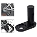 Xoeryoy Bike Trailer Hitch Coupler Heavy Duty Tractor Coupler Mount Attachment Black 2PCS