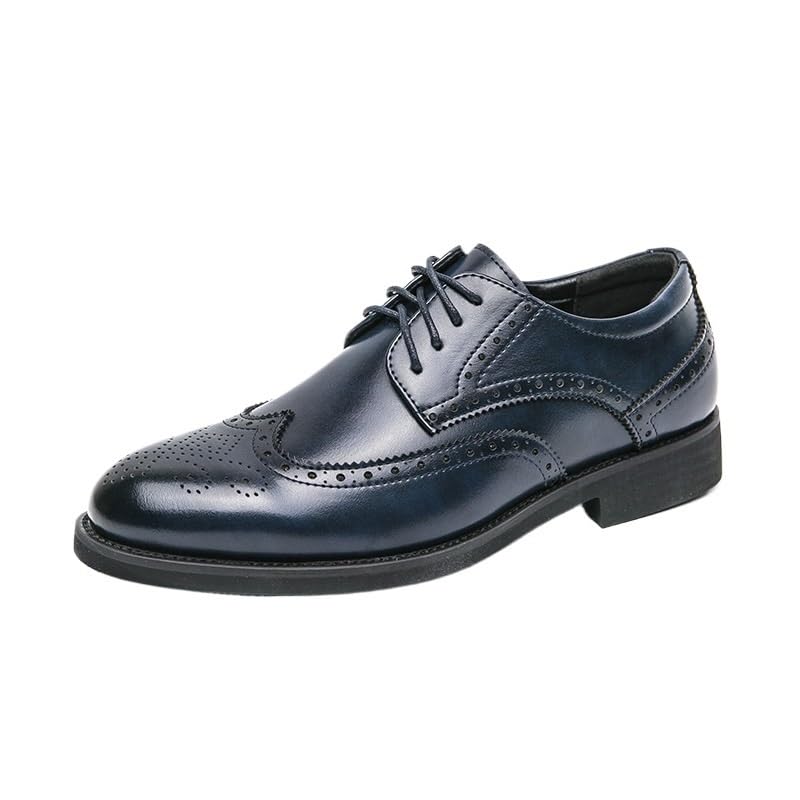 Men's Lace-up Brogues Casual Yet Polished Dress Shoes Men's Breathable Dress Shoes