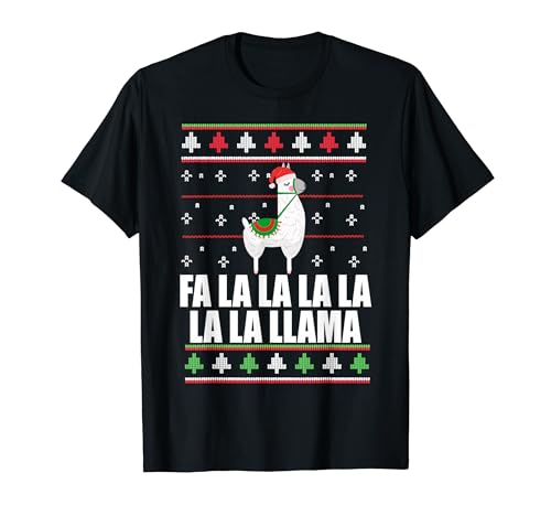 FA LA LLAMA �A�O���[�N���X�}�X�Z�[�^�[�f�U�C�� Xmas Alpaca Meme T�V���c