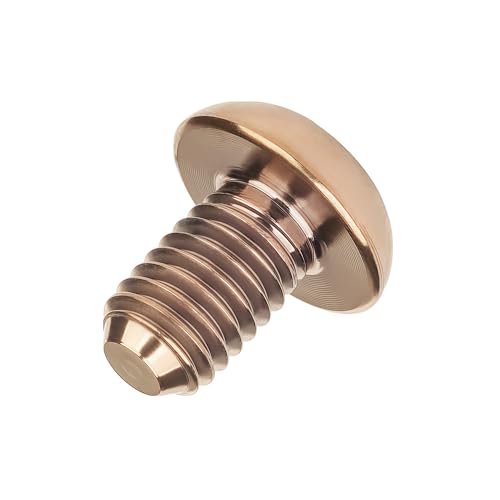 Image of Titanium Bolt M3 8 10 12 15mm Allen Key Head Screws for Bicycle Pack of 4 (Bronze, M3x8mm)