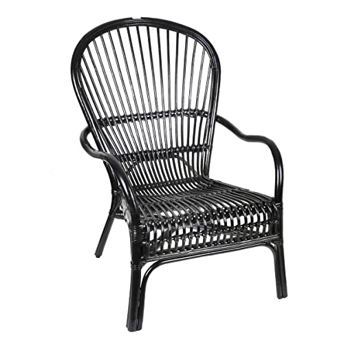Fornord Rattan-Sessel, Schwarz