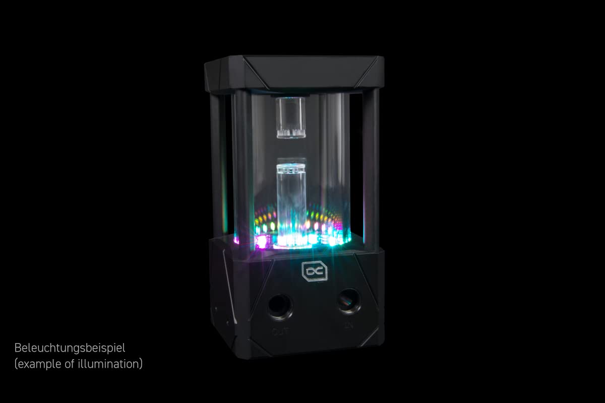 Alphacool Eisbecher Aurora D5 Acetal/Glas – 150 mm INCL VPP Apex D5
