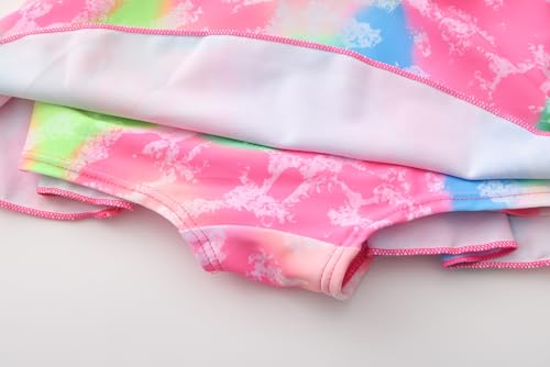 Image of Girls One Piece Unicorn Swimsuit Mermaid Swimwear Rainbow Bathing Suit