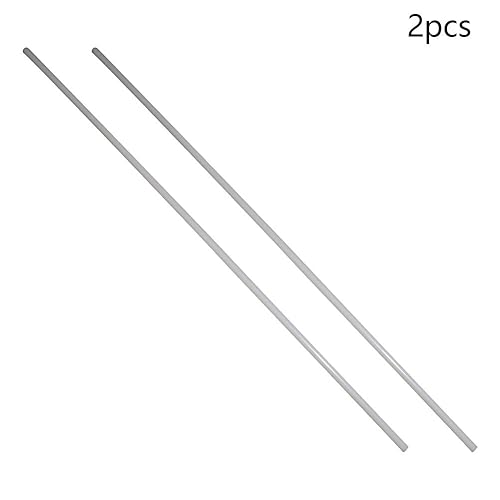 Miniatura 3 de Bettomshin POM - Varillas de polioximetileno de 0.591in de diámetro externo de 3.3ft de longitud, redondas, de plástico duro, color blanco