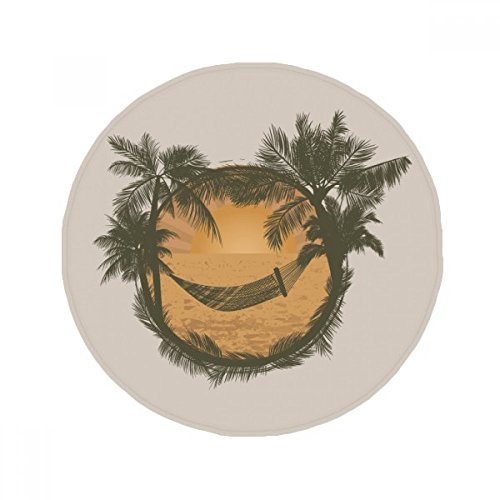 Tapis de sol rond multicolore 50x50 cm idéal comme idée cadeau originale - 2