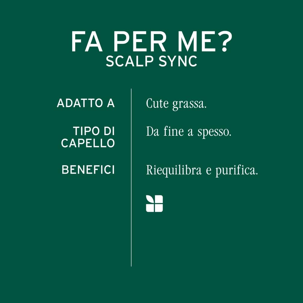 Biolage Shampoo Riequilibrante per Cute Grassa, Adatto a Tutti i Tipi di Capelli, Arricchito con Tè Fermentato e Acido Glicolico, Clarifying Shampoo, Scalp Sync