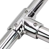 Drei-Wege-Verbinder aus 316 Edelstahl, ideal für Yacht- und Tiefbauprojekte (22 mm)