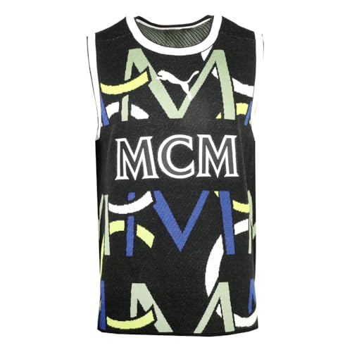 PUMA Mens MCM Crew Neck Tank Casual - Black - Size M