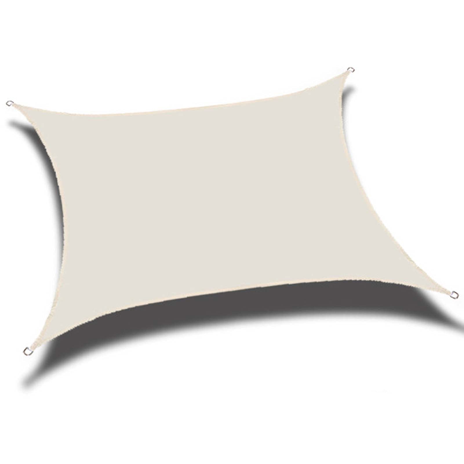 Voile d'ombrage imperméable en lot de 3 pour abriter vos repas de terrasse et cour