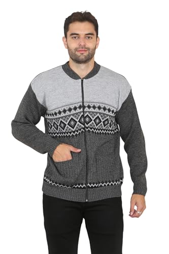 Cardigan manches longues homme chaud et zippé pour simplifier votre quotidien