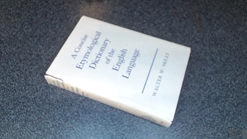 Concise Etymological Dictionary: Of the English... 0198631057 Book Cover
