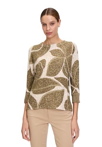 Betty Barclay Damen 5235/1127 Pullover, Khaki/Nature, 44