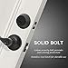 KNOBWELL 1 Pack Exterior Door Levers Door Lock Set with Double Keyed Deadbolt, Entry Door Handle Set with Deadbolt Lever Door Handle, Oil Rubbed Bronze (Keyed Alike)