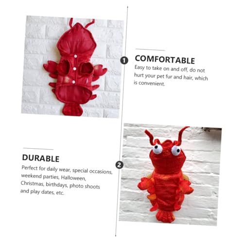 Disfraz para Perro Langosta Rojo Talla XL miniatura 7