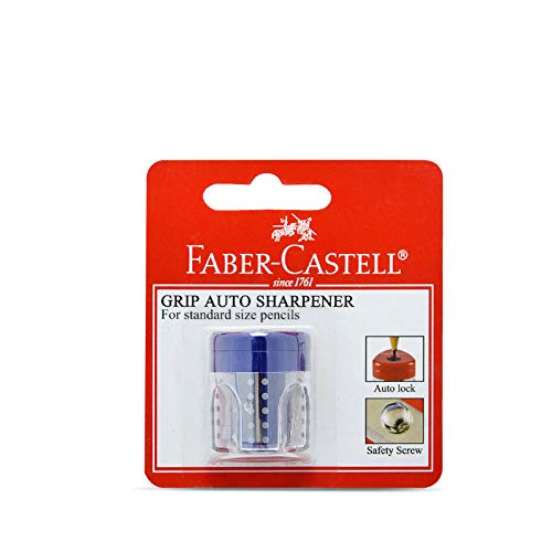 Faber-Castell Mini Grip Sharpener Classic Single Hole Assorted Colurs