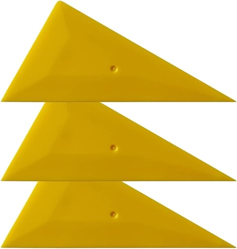 Escobilla de goma triangular para instalación de vinilo PPF de automóvil, herramienta de tinte de varios bordes, kit de espátula de esquina de