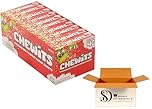 Chewits Cherry, Strawberry, Blue Raspberry, Fruit Sald Stick 30g (Pack of 40) (Strawberry)
