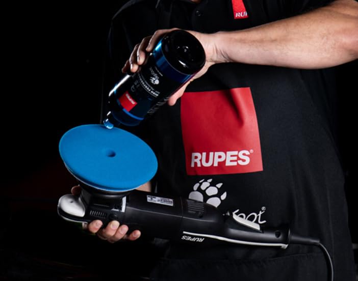 Image of RUPES Coarse Random Orbital Foam pad (Blue) O 80 /100mm, Single Pad