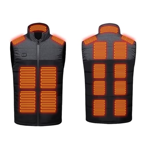 Heated Vest for Men Unisex USB Electric Rechargeable Jacket 9 Heating Warming Vests Function Outdoor Heated Jackets