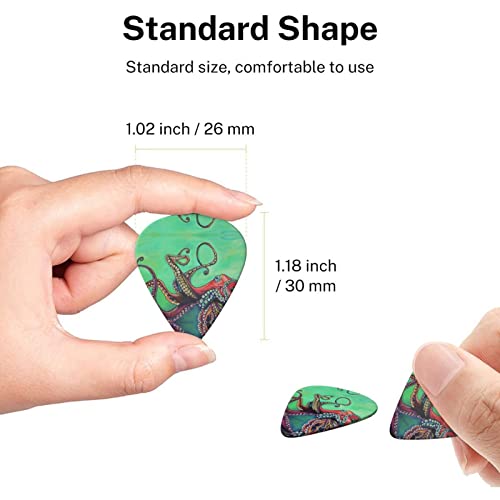 Ensemble de 6 médiators de guitare Octopus mignon pour guitare acoustique, guitare électrique, basse, ukulélé – fin… - Les Beatles, Paul McCartney, John Lennon, RIngo Starr, George Harrison Ensemble de 6 médiators de guitare Octopus mignon pour guitare acoustique, guitare électrique, basse, ukulélé - fin… – Image 8