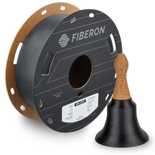 Polymaker Fiberon PPS-CF10 Filament Black 1.75mm 0.5KG