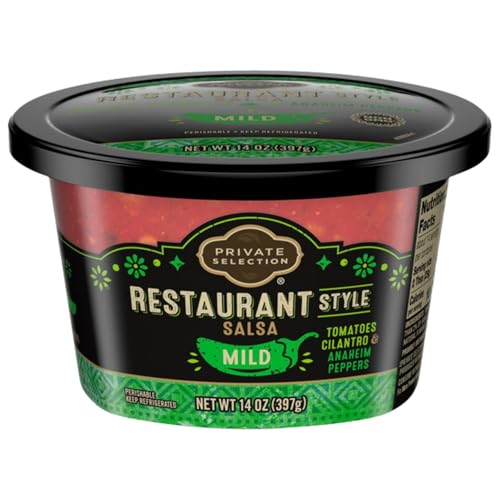 Restaurant Style Mild Salsa, Fresh Tomato Dip, Smooth Flavor, Ready