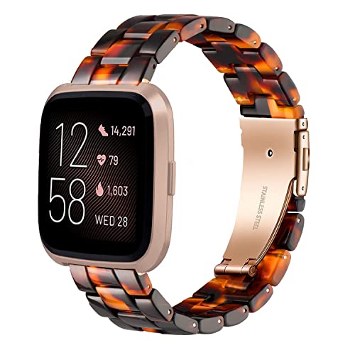 Correa compatible Fitbit Versa 2 resin con hebilla acero miniatura 1