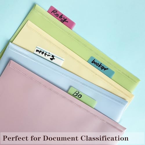 Image of ELII 500 PCS Book Tabs 2 Inch Sticky Index Tabs,Colored Page Markers | Repositionable Tags,Reading Tabs, Self Adhesive Tape Flags for Books, Binders, Notebook and File Folders,Safety Material