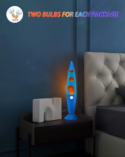Image of Vanful Orange Liquid Motion Lamp 16 Inches for Adults and Kids, Blue Base Magma Lamp Set The Mood for Home Living Room Office Bedroom Decor, Magma Lamp Night Light Cool Present for Boys Girls Teens