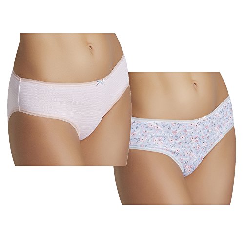 Ysabel Mora Bragas de algodón para mujer con inserto de algodón, multicolor,...