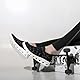 FLARUT Slip-On Sneakers Herren Damen Sportschuhe Laufschuhe Fitness Jogging Leichtgewichts Walkingschuhe Turnschuhe Atmungsaktiv Freizeitschuhe Straßenlaufschuhe(Klassisches Schwarz,38)