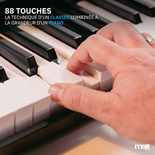 MAX KB6 Clavier électronique pour musicien confirmé, Piano 88 touches, Touches semi-lourdes, Fonction d’enregistrement… - Les Beatles, Paul McCartney, John Lennon, RIngo Starr, George Harrison MAX KB6 Clavier électronique pour musicien confirmé, Piano 88 touches, Touches semi-lourdes, Fonction d'enregistrement… – Image 3