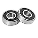 uxcell 4pcs Universal 6000-2RS Deep Groove Sealed Shielded Ball Bearing for Car