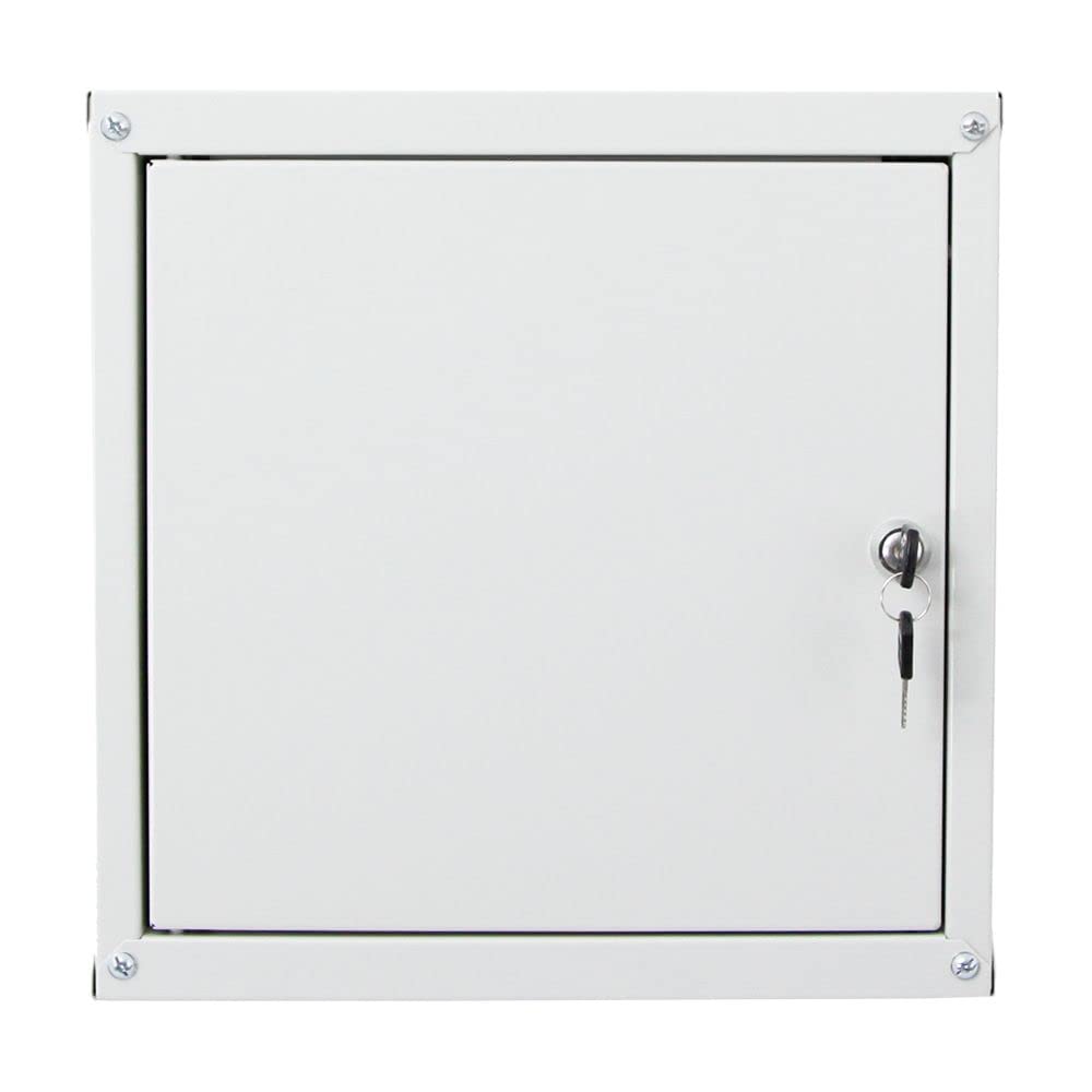 PROREGAL Schließfachwürfel Cubic HxBxT 35x35x35cm Grau Schließfachschrank Metallspind Wertfachschrank Umkleideschrank