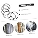 SOLUSTRE 20pcs Heavy Duty Shower Curtain Hooks Round for Easy Installation and for All Shower Curtains and Liners
