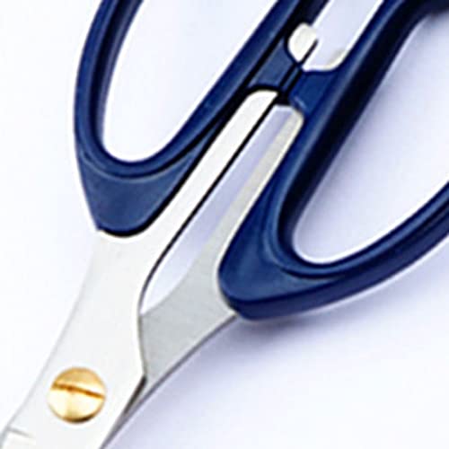 Büroschere, Bastelschere, handgefertigte Schere, geeignet für Büro und zum Schneiden von Papier von Hand usw., mit schwarzer, rutschfester