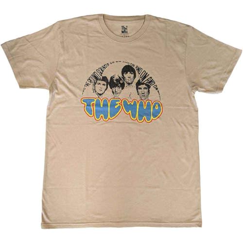 T-shirt The Who On And On haut de gamme en jersey de coton sable