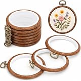 TSV 3in Small Round Embroidery Hoop 10 Pack-Mini...