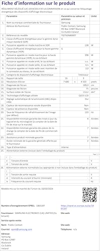 Samsung Téléviseur TQ75QN800D 75" (75 Pouces) Neo QLED 8K Smart TV 2024